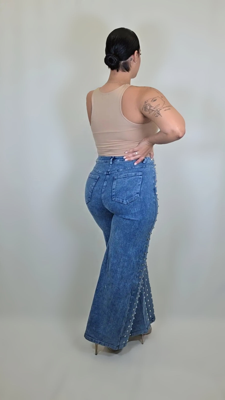 Crystal Crush High Waisted Denim