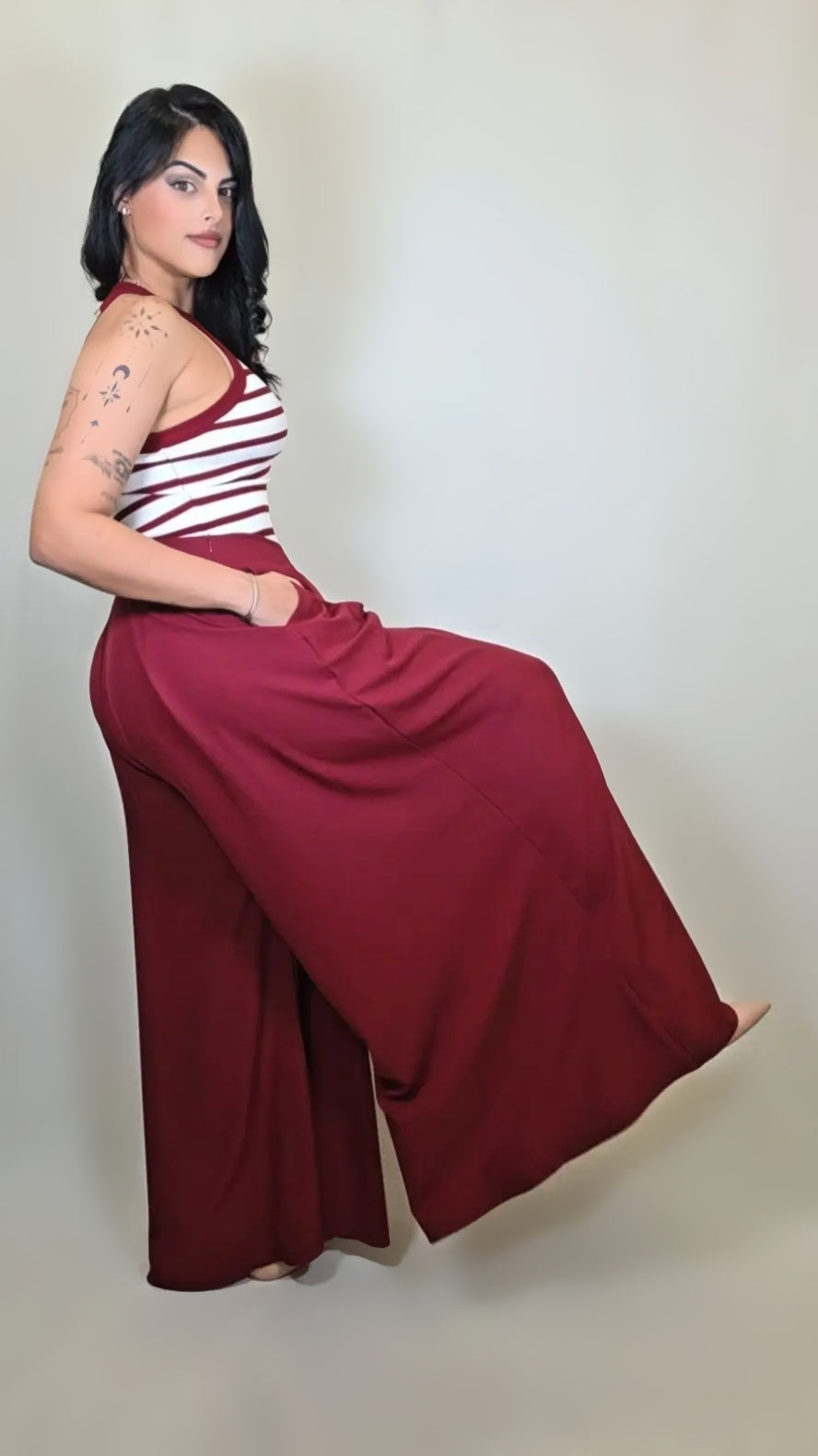 Satin Wide Leg Pant