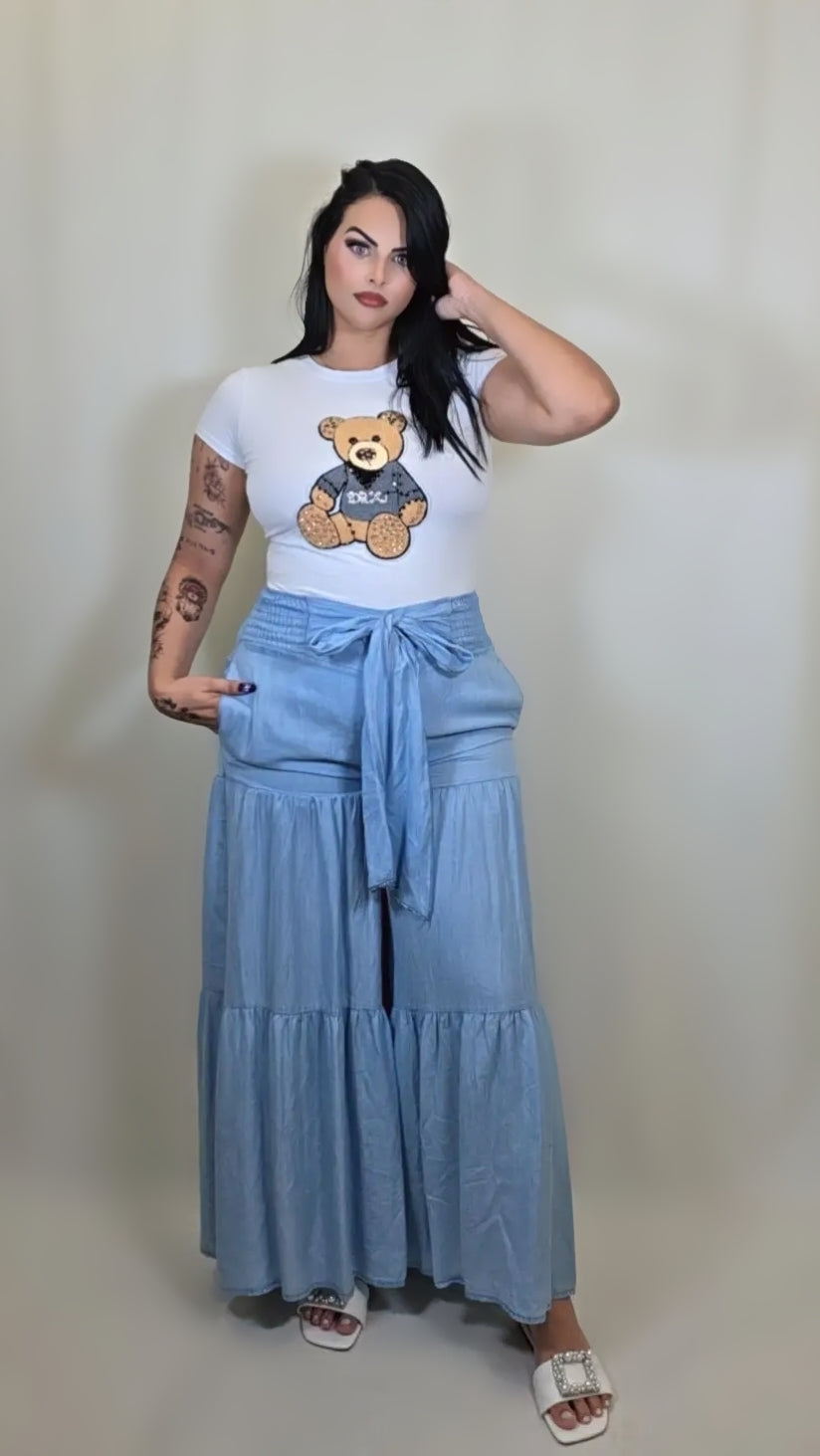 Wide Leg Palazzo Lounge High Waist Boho Pants