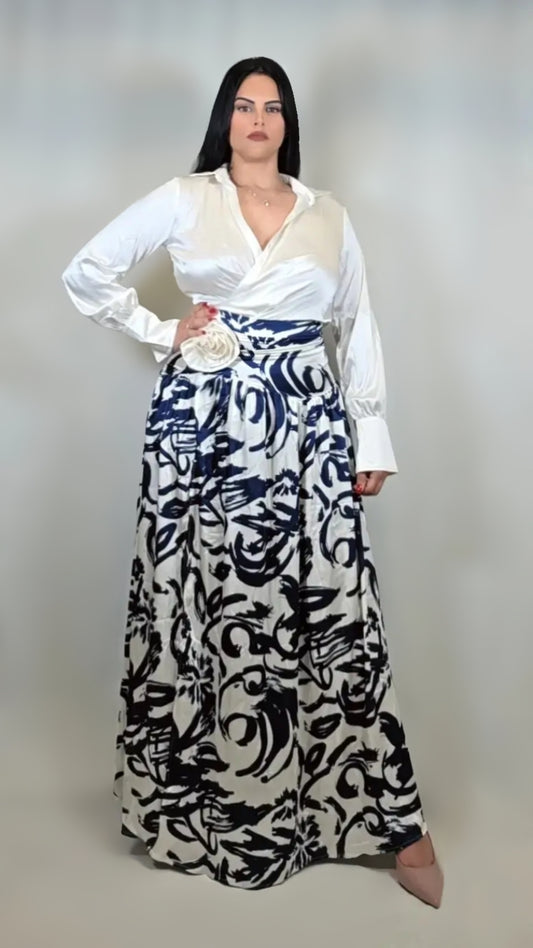 Long Sleeve Fit Dress