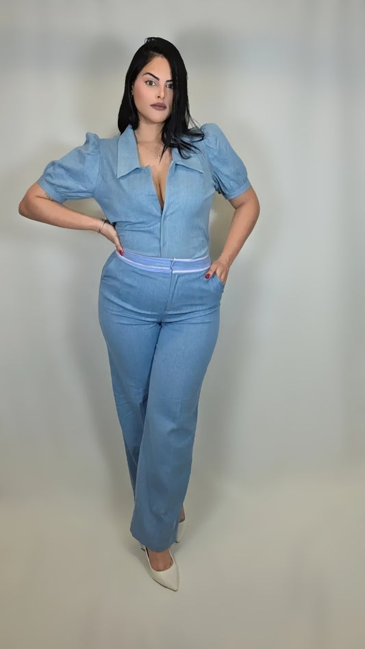 Two Piece Set Light Blue