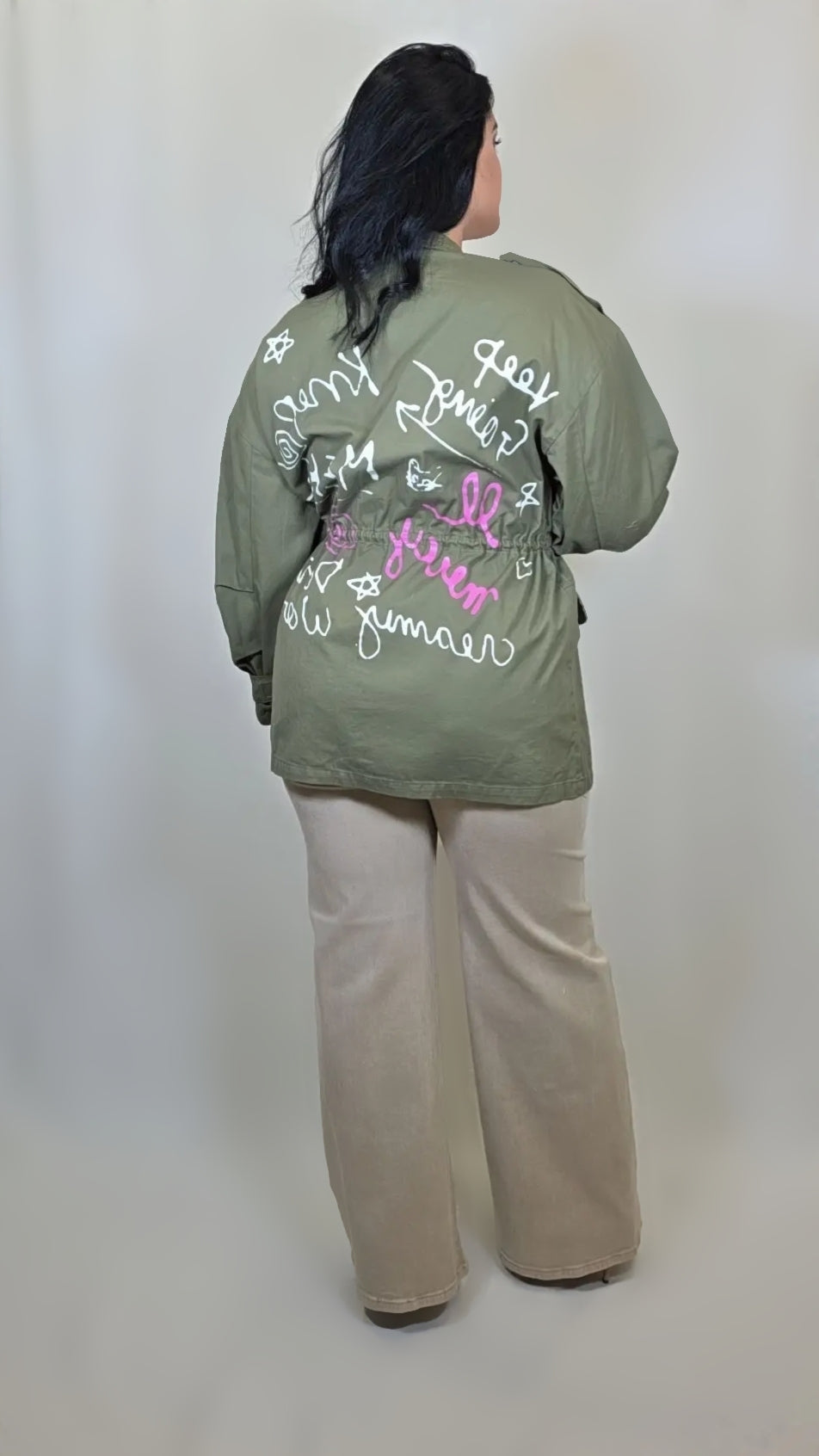 Utility Jacket Cargo Back Stamped