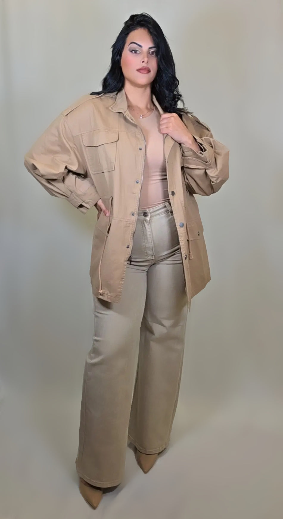 Utility Jacket Cargo Back Stamped