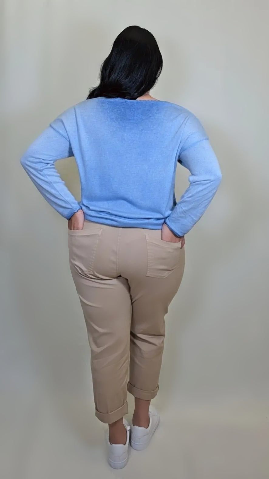 Shiny Teddy Bear Blue Denim Shirt