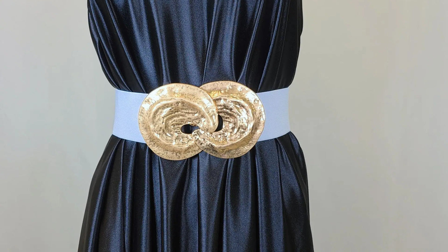 Stretch Gold Fashion Belt