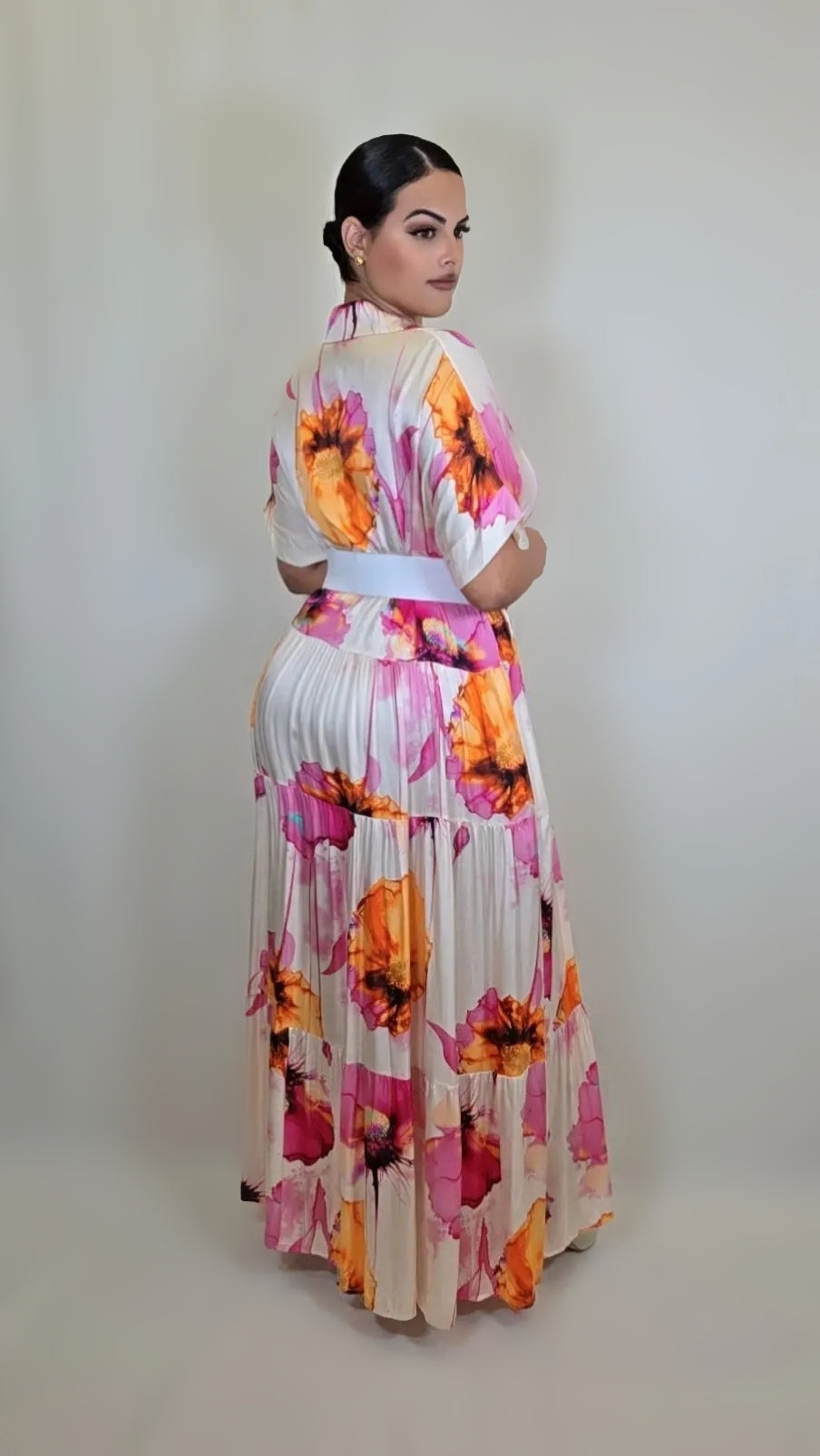 Floral Print Maxi Dress