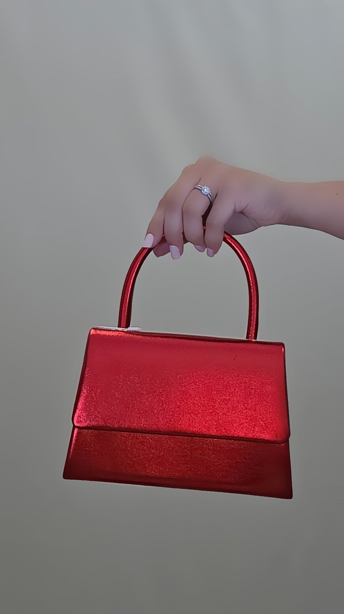 Mini Solid Color Elegant Handbag