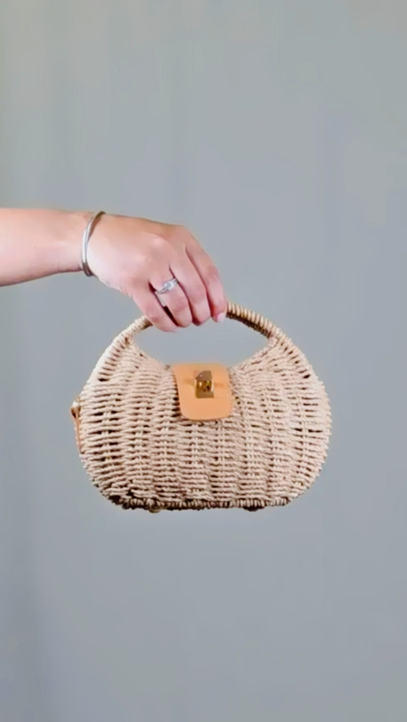 Rattan Bag Clutch