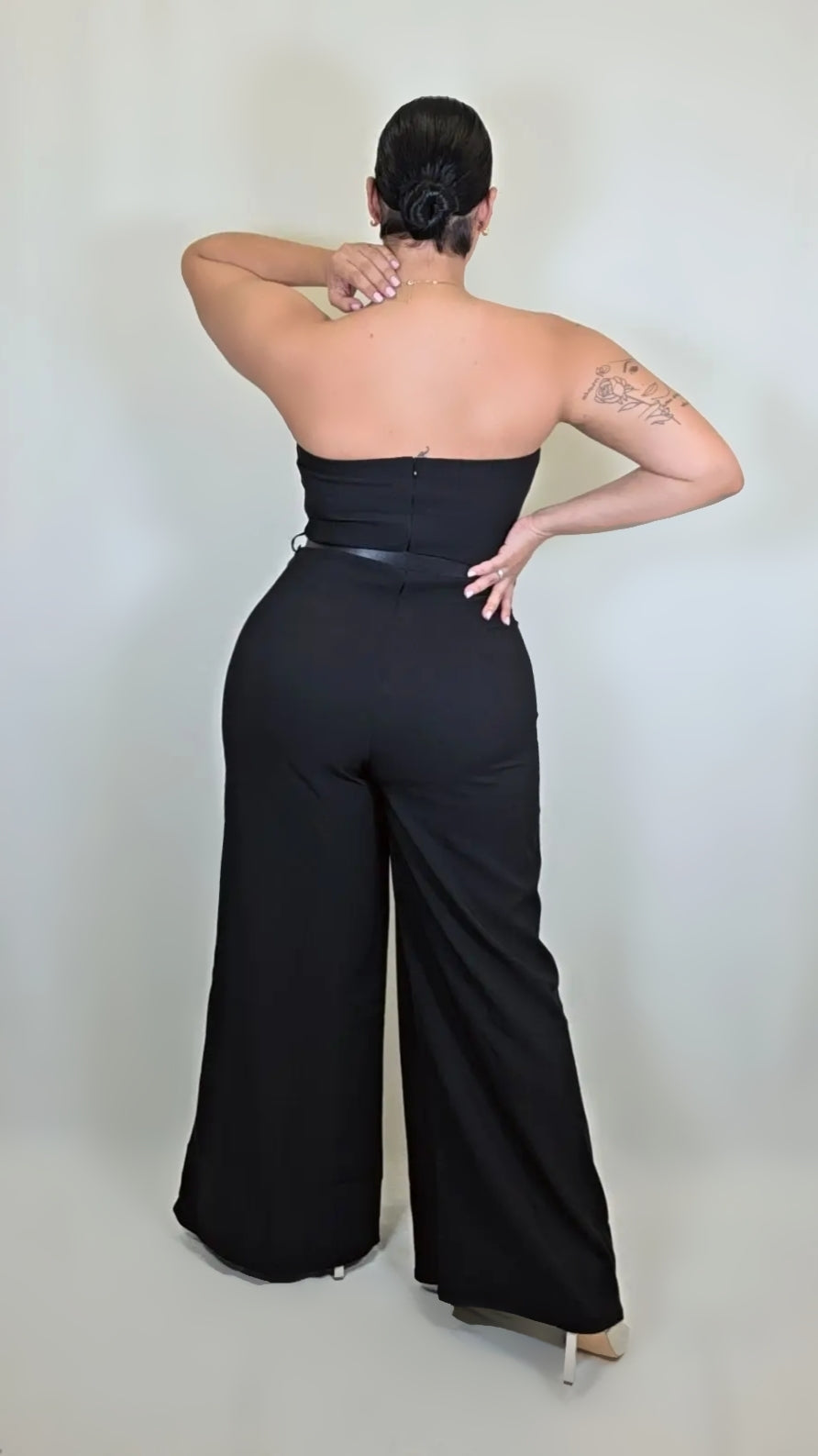 Women Summer Belted Jumpsuit