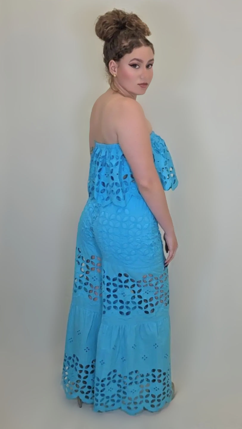 Bold Breeze Two-Piece Set – Sky Blue