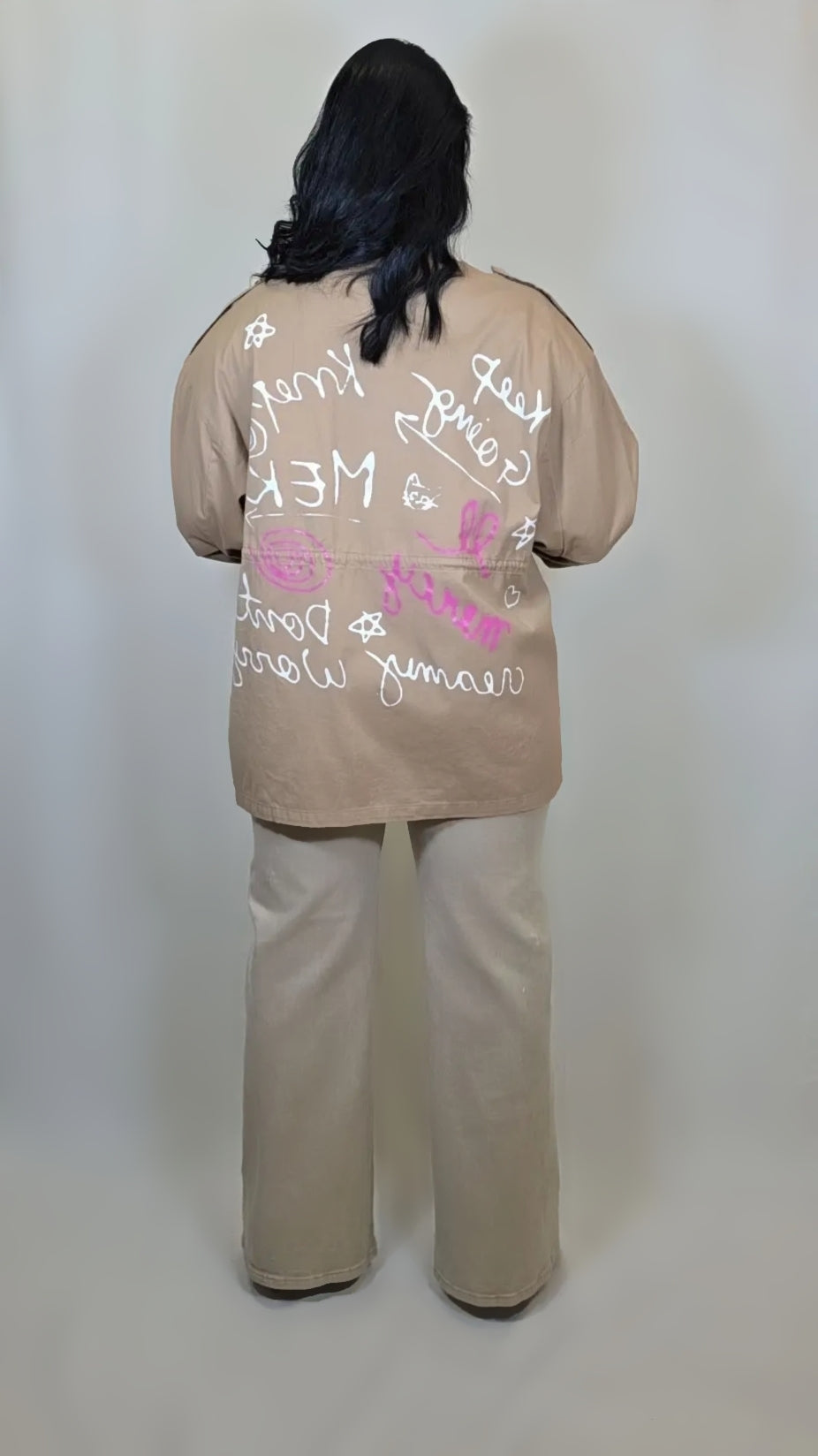 Utility Jacket Cargo Back Stamped