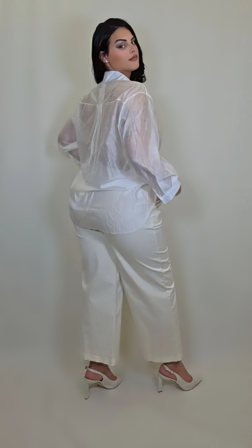 Widel Leg Elegant Belted Pant
